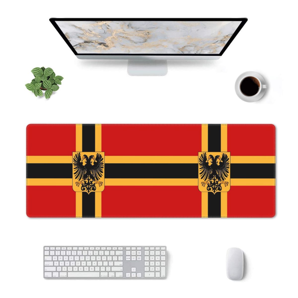 Gaming Accessories Germany - 大型マウスパッド ドイツ DK ライヒ帝国 国旗 ゲーマー